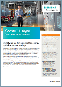 Siemens Powermanager Enerji İzleme Yazılımı PDF